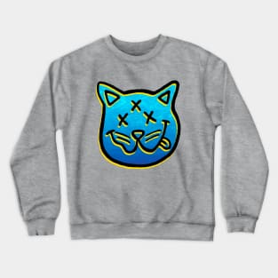 Grunge Cat - 3 Eyes Crewneck Sweatshirt